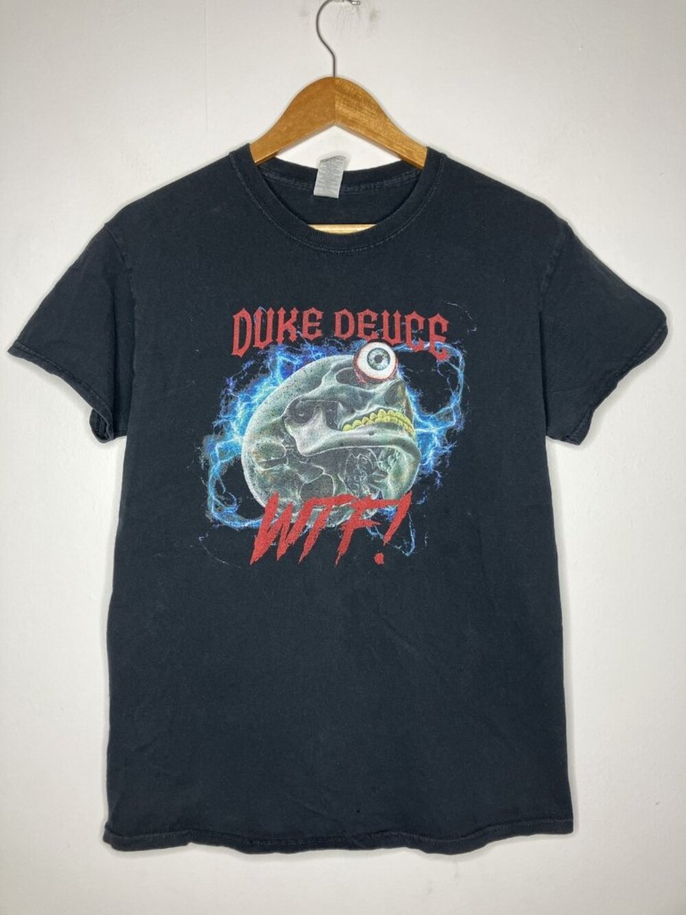 Duke Deuce WTF! Skull Eye Graphic T-Shirt Men's Black Medium
